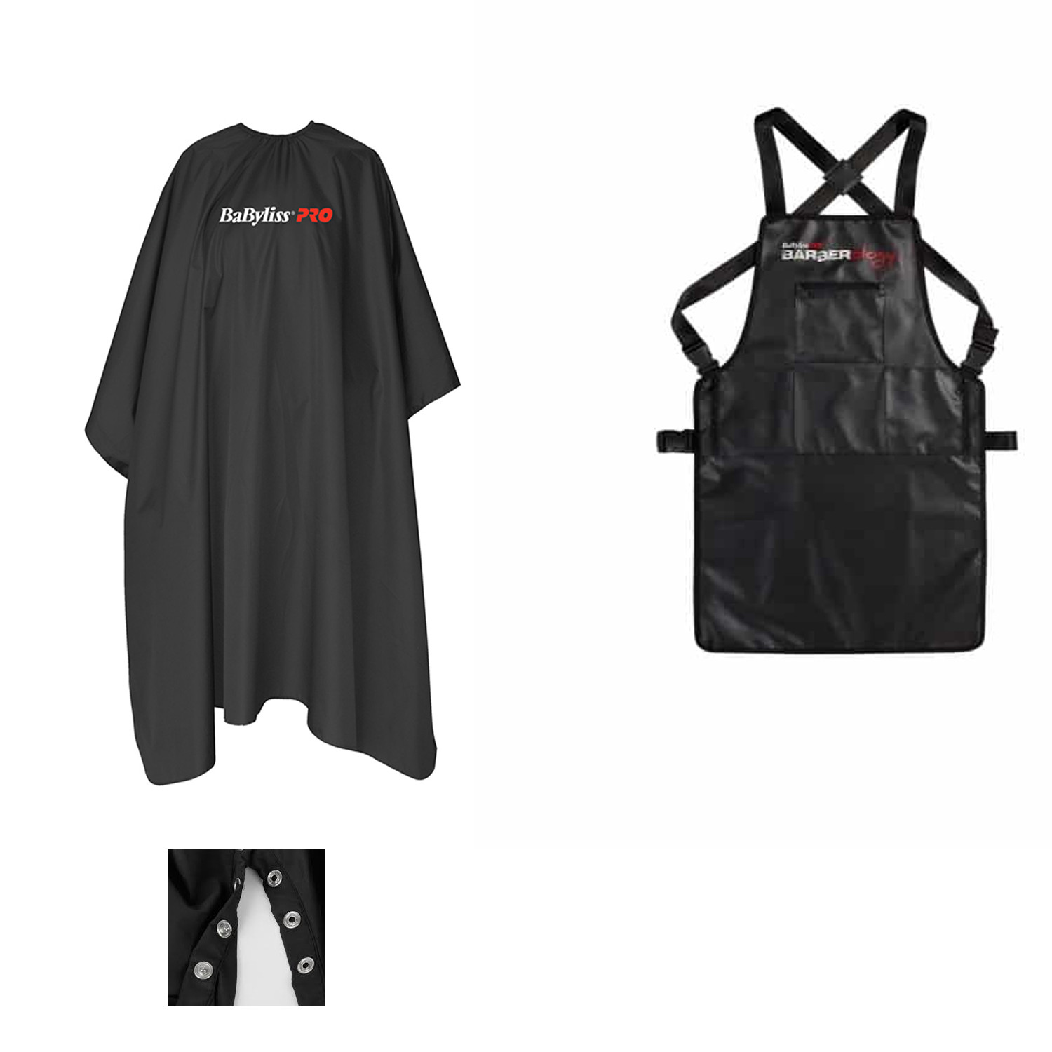 BABYLISS PRO BARBEROLOGY apron and cape black
