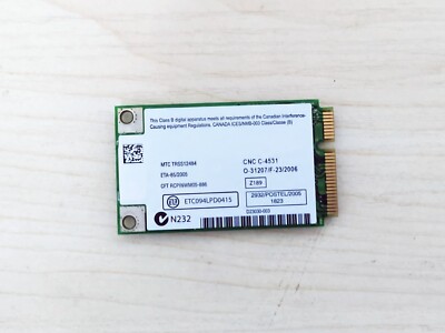 Intel PRO / Wireless 3945ABG MiniPCI WIFI Card Network Connection for CF-19