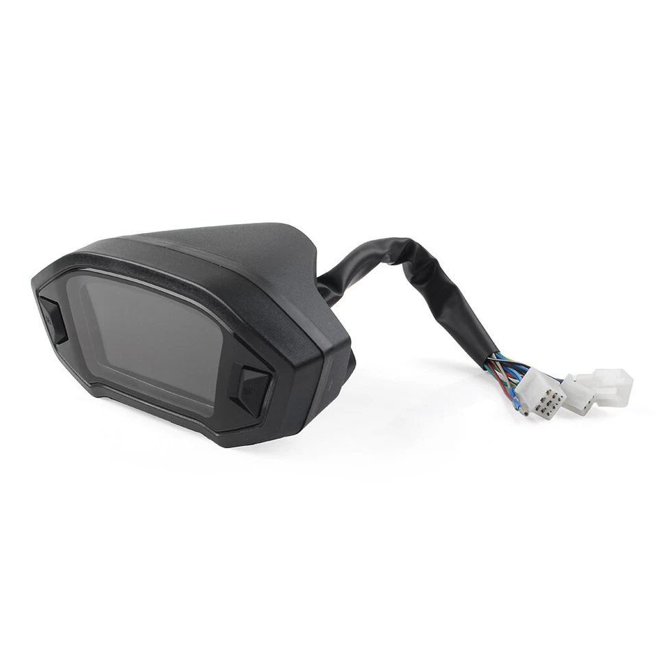 Universal Lcd Led Digital Motorcycle Odometer Speedometer Gauge 14000R/min - Image 3 of 4