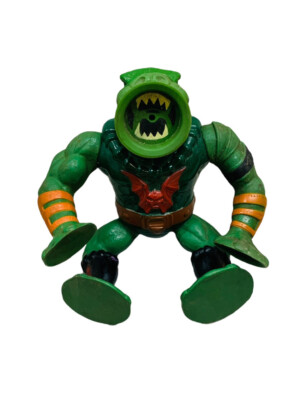 Leech Action Figure Motu Green Orange Masters of the Universe 1985 Monster