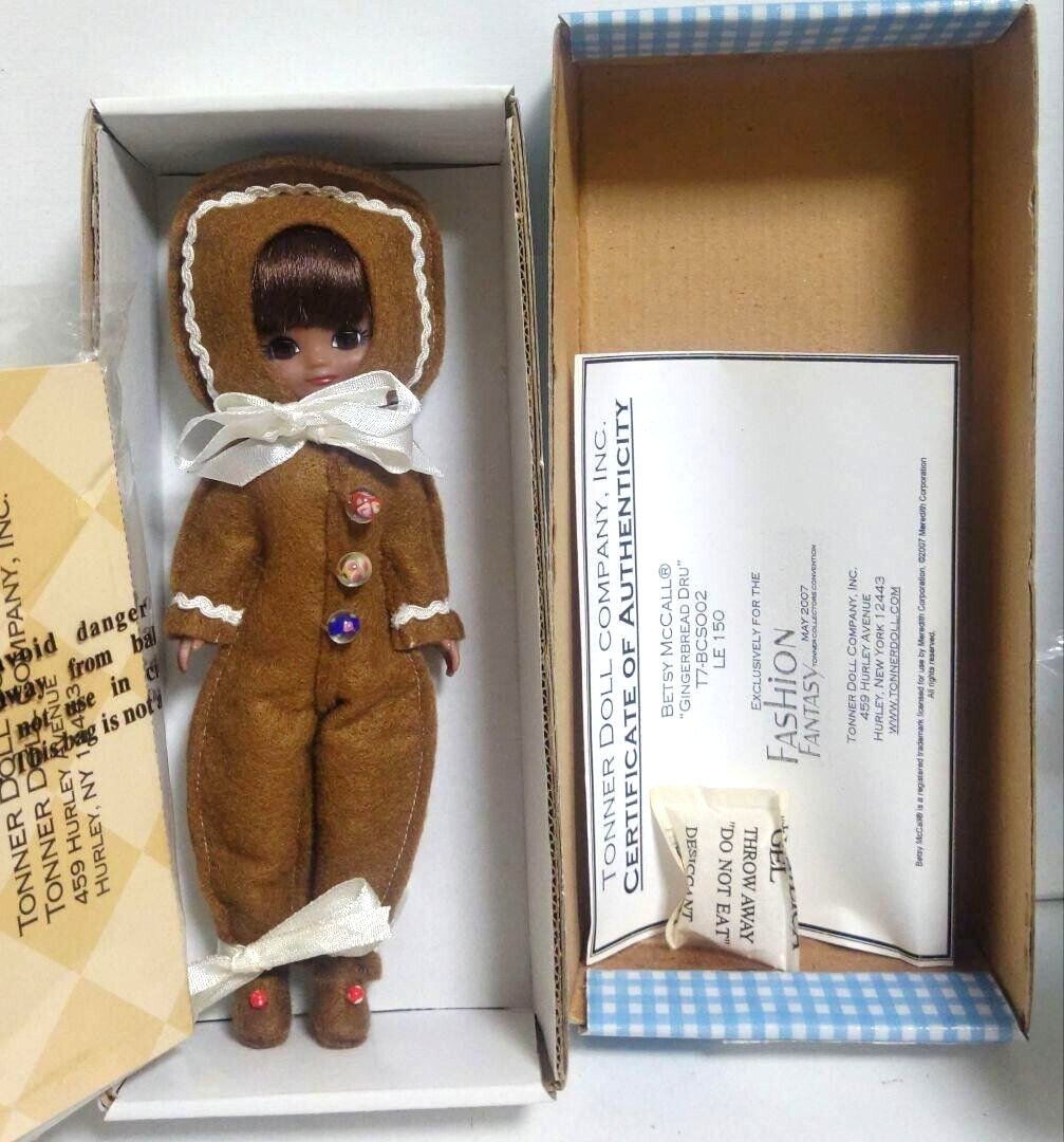 Tiny Betsy McCall Gingerbread Dru Tonner Doll Rare Fashion