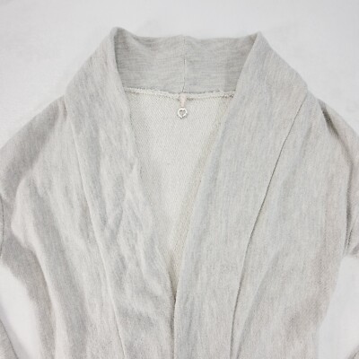 Vintage Robin K Long Sleeve Sweater Cardigan Med Gray Made  display picture 3