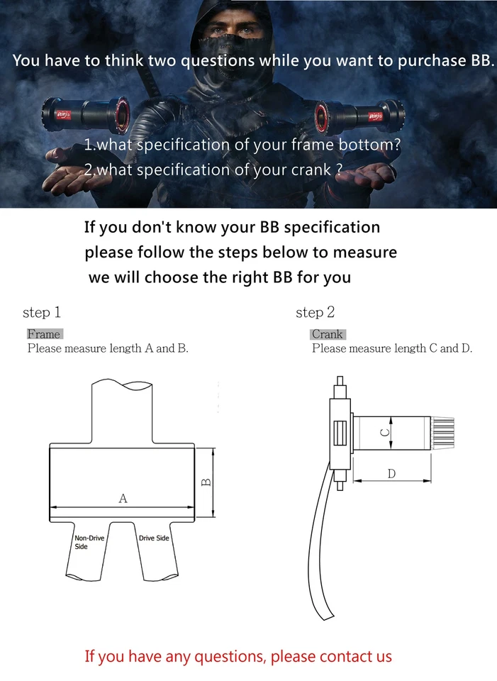 TOKEN Thread-Press Fit Bottom Bracket, BB30A & PF30A to Shimano 24mm - Image 2 of 4