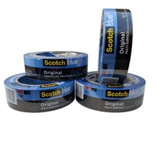 (4 PACK) ScotchBlue 1.41 in. W X 60 yd Blue Medium Strength Painter's Tape