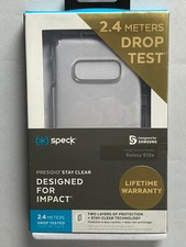Image of Speck Presidio STAY CLEAR Case Cover For Samsung Galaxy S10e