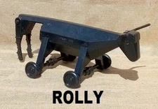 ROLLY the Wheeled Original Cowboy Toy ROLL-A-ROPER , ROOSTER CROWS LARIATS,