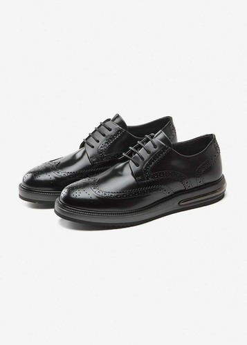 SCARPE BARLEYCORN AIR BROGUE BLACK LEATHER | eBay
