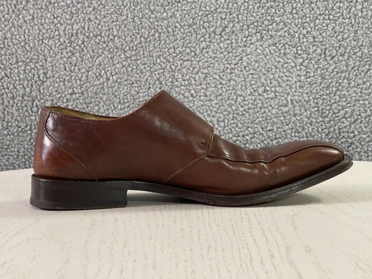 Avventura Shoes Mens 8.5M Brown Leather Double Monk Strap  display picture 3