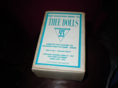 MJP Thee Dolls '93 1993 Factory Set Adult Trading Cards NEW in