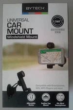 Bytech Phone GPS Holder Universal Windshield Mount  Adjustable 360 Degrees