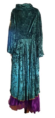 Medieval Witch Green Purple Crushed Velvet Dress Size 2XL Winifred Sanderson NEW | eBay Medieval Witch Green Purple Crushed Velvet Dress Size 2XL Winifred Sanderson NEW | eBay