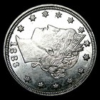 1883 Liberty V Nickel ---- Unc Condition Coin ---- #245E — photo 2