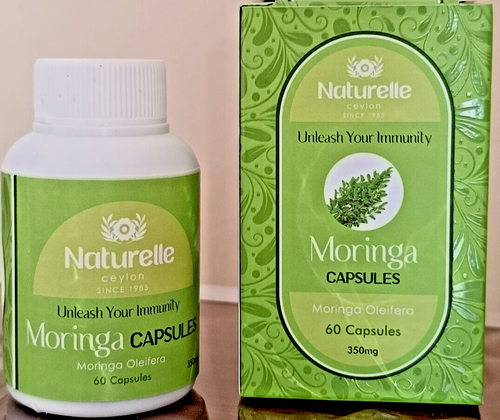 Extracto de Hoja Orgánica Moringa Oleifera 350mg Porción 100% Cápsulas Puras 60 - Imagen 3 de 10