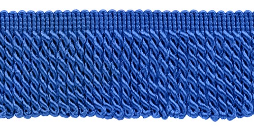 DecoPro Frangia A Bullion Blu Oltremare 9,1 Metri - 6,3 Cm - Per Tende, Cuscini E Arredamento - 4