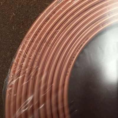 Copper Pancake Coil 1/4" X 7.5M Roll - Air Conditioning Pipe Tube For HVAC