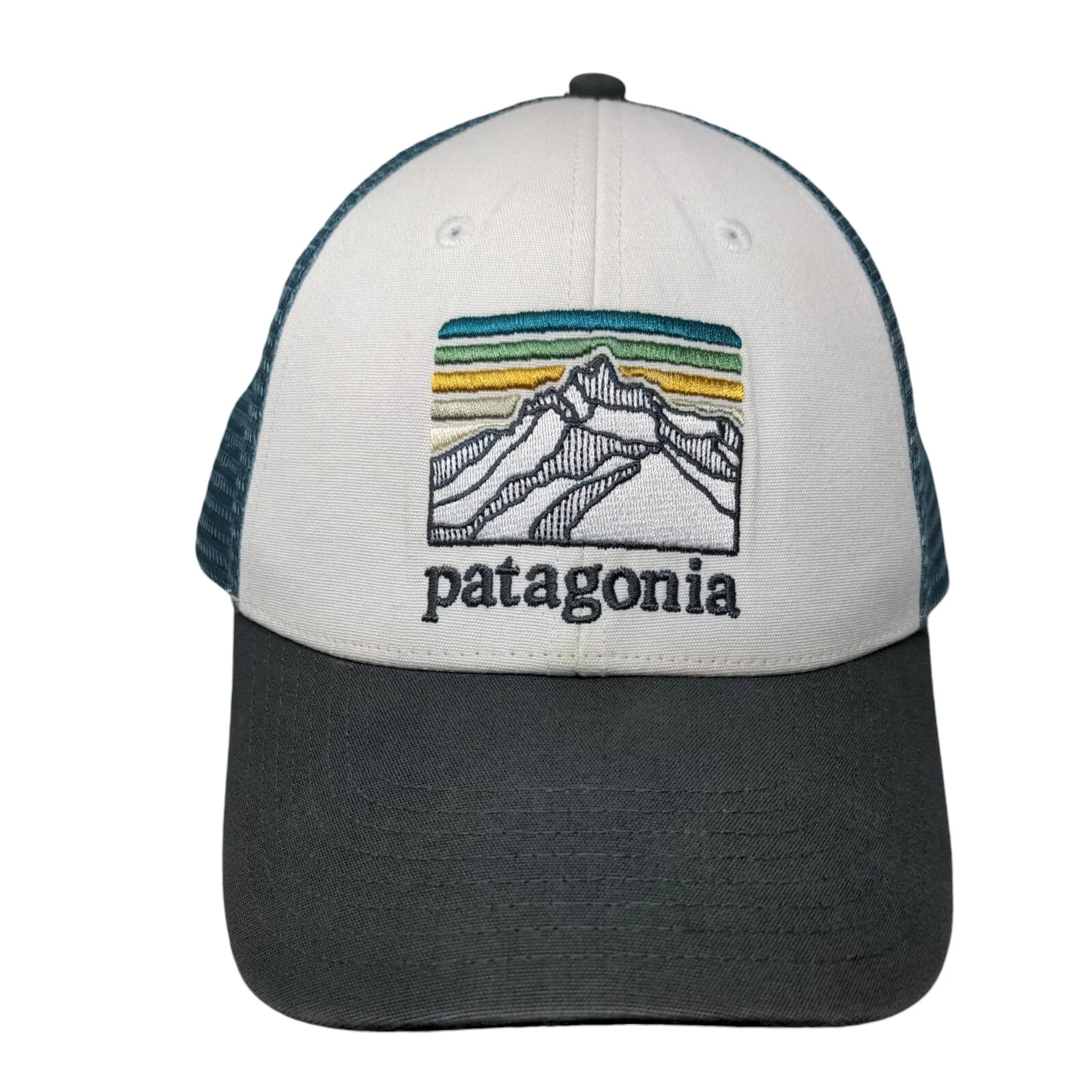 Patagonia Snapback Trucker Hat Multicolor OSFA ALL Embroidered Mesh Back