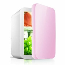 8/10L Mini Fridge Table Top Beer Small Drinks Cooler Warmer Ice Box Bedroom Car