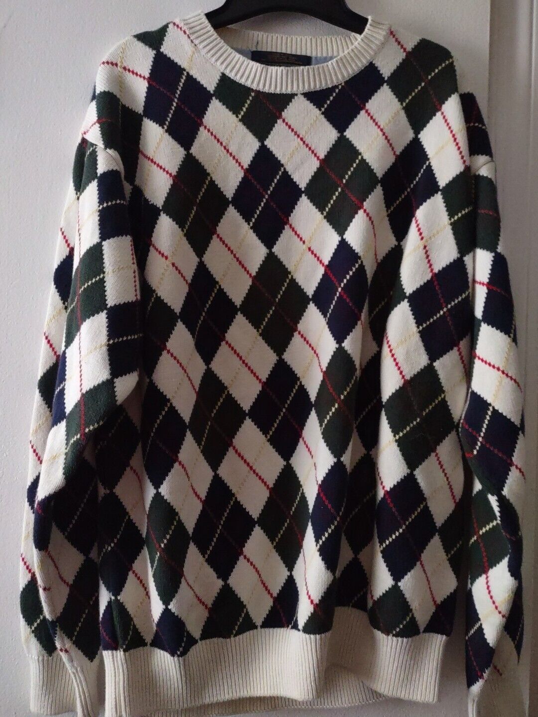 Tommy Hilfiger Sweater Men's L Multi Colored Argy… - image 1