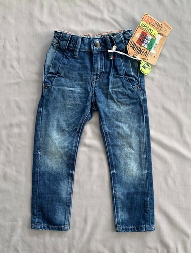 NWT VINGINO Italy BOYS BLUE DENIM JEANS 92 SZ 2 | eBay