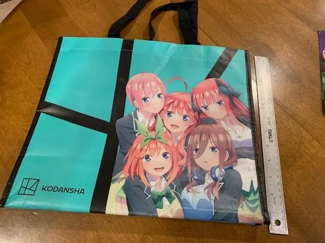 Anime Expo 2023 swag bag lot, lanyard, program book, crunchyroll bag etc.