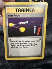 1999 Pokemon Base Set Item Finder (Trainer) SHADOWLESS 74/102 Near Mint