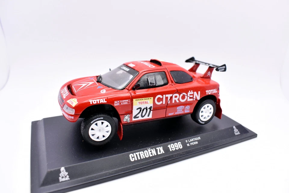 Modellino auto rally scala 1:43 Citroen ZX diecast modellismo statico collezione - Immagine 2 di 3
