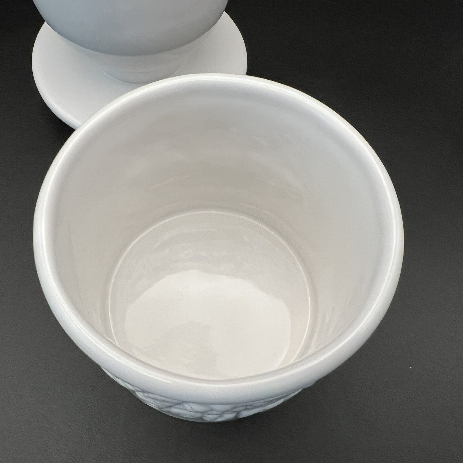 The Original Butter Bell Crock by L. Tremain 2013 White Floral Butter