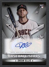 2022 Topps Baseball Stars Autographs Black #BSA-DE Drew Ellis RC0/199