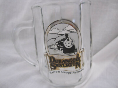 Durrango & Silverton Schmalspurbahn Klarglasbecher, gebraucht