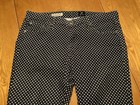 AG ADRIANO GOLDSCHMIED THE STEVIE ANKLE GREY/WHITE POLKADOT JEANS 31 X 27 EUC — photo 8