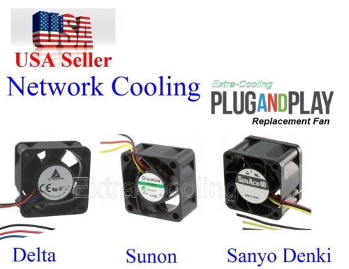 2x New Replacement Fans for D-Link DGS-1210-24P DGS-1210-28P DGS-1210-28MP - Picture 2 of 5