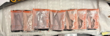 Vtg 7 Packs  21 Pairs NOS Silkies Knee Highs Hi's Lot 001408 Jet Black Queen