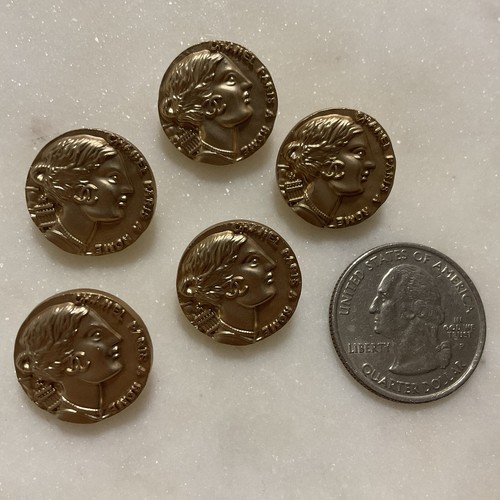Set of 5 Chanel Replacement Buttons 22mm