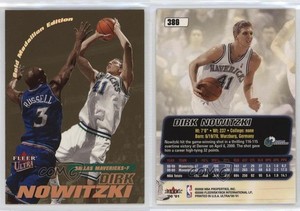 2000-01 Fleer Ultra Gold Medallion Dirk Nowitzki #38G HOF