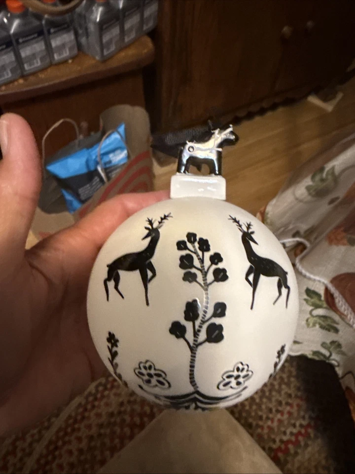 Adorno de Navidad Caja y Barril Bola Nórdica Foto 4 de 4