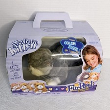 VTG Hasbro FurReal Friends Grey NewBorn Kitten, Tiger Electronics 2003 - NEW