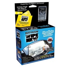 Wipe New Headlight Restore Wipe-On Applicator Kit , HDLCAL , 0.34 fl. oz.