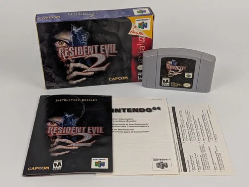 Resident Evil 2 N64 (Nintendo 64, 1999) ➡️CIB Complete - AUTHENTIC - Tested?
