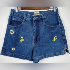 Vintage Republic Denim 100 Cotton with Sunflower Embroidery Size 11/12