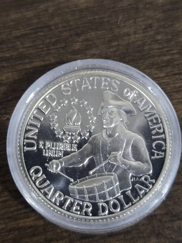 1776-1976 S US Bicentennial SILVER Quarter, PROOF DCAM