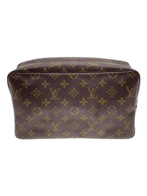 LOUIS VUITTON Pouch PVC BRW Monogram
