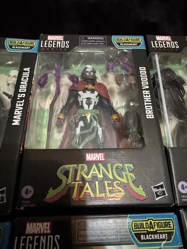 Juego de 7 figuras de acción Hasbro a escala de 6" de Marvel Comic Legends BLACKHEART BAF 2024 Foto 4 de 4