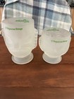 Set of 2 Vintage Walt Disney World Frosted Glass Tiki Mug Polynesian Village — photo 5