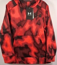 Under Armour 1379800 Boys XS Armour Fleece Printed Hoodie, 628 Beta