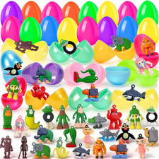 24 Pack Easter Eggs with Brainrot Figures Prefilled Kids Basket Stuffers