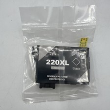 1pk 220XL T220XL Black Ink for Epson XP-320 XP-420 XP-424 WF2630 WF2650 WF2660