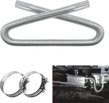 Stainless Steel Diesel Heater Exhaust Pipe, 100CM/39.3" Flexible Exhaust Tubing