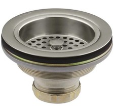 KOHLER K-8801-SN Duostrainer Sink Strainer/Tailpiece in Vibrant Polished Nickel