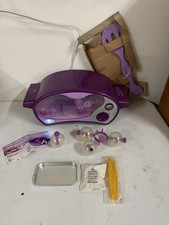 Easy Bake Ultimate Oven Purple Spatula Pan Manual Mix Hasbro 2013 SEE VIDEO