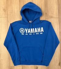 Vintage Y2K Jerzees NuBlend Yamaha Racing Pullover Hoodie-Men's M-Blue Motocross